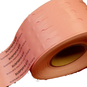 Label 220 X 25 .4 MM 105g Rose - 47019 (per 2500)