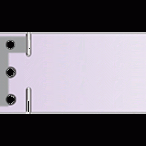 Max Labels 50x100mm Transparent - 46244 (100 per pack)