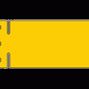 Max Labels 50x120mm Yellow - 46239 (100 per pack)