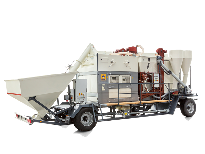 Mobile Seed Treatment Unit With P 12 Cleaner, Z 12 Grader And CT 05 Treater