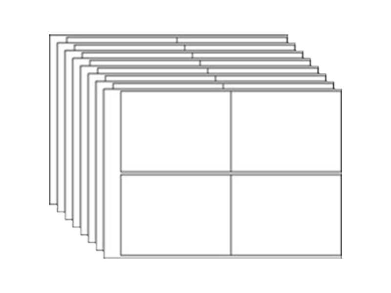 Shock Universal Storm 4 Label Thickness 200u 140 x 100mm - 4560 (per 100 A4 Sheets)